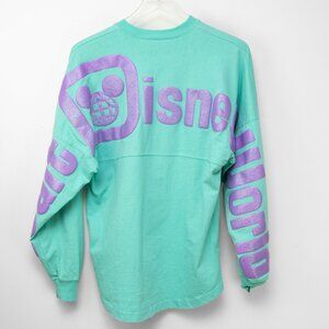 Disney World Spirit Jersey Top Sully Monsters Inc Shirt Pistachio Teal Size XS